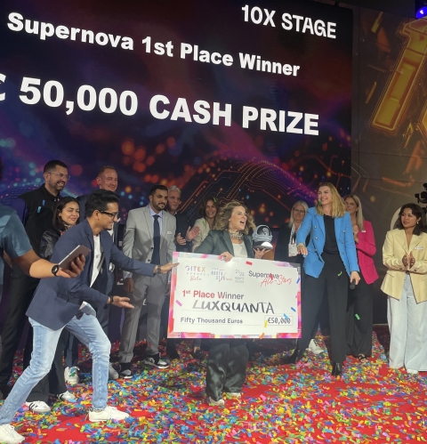 LuxQuanta Wins Europe’s Top Startup Award at GITEX EUROPE 2025